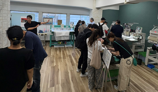 タジマ刺繍機ショールーム　オープン記念展示会